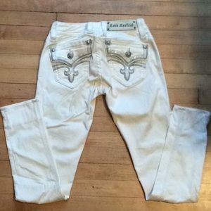 Off white skinny jeans